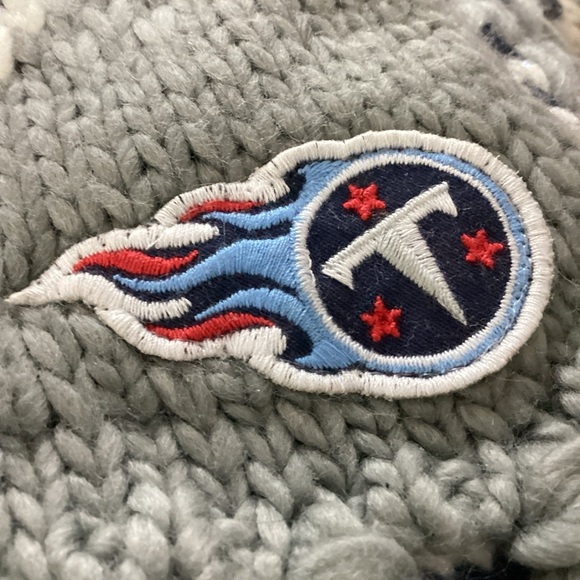 Unisex Men’s & Women’s Grey NavyBlue Big Stitch Thick Knit Scarf - Picture 4 of 4